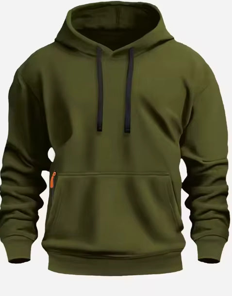 Heren Fleece Hoodie – Warm, Comfortabel & Tijdloos