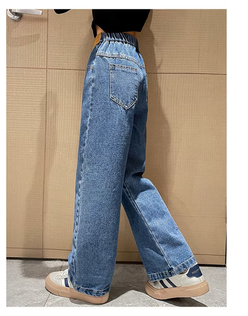 Meisjes Loose Fit Jeans – Trendy & Comfortabel