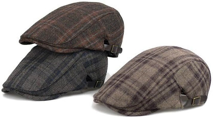 Unisex Flat Cap – Vintage & Verstelbaar