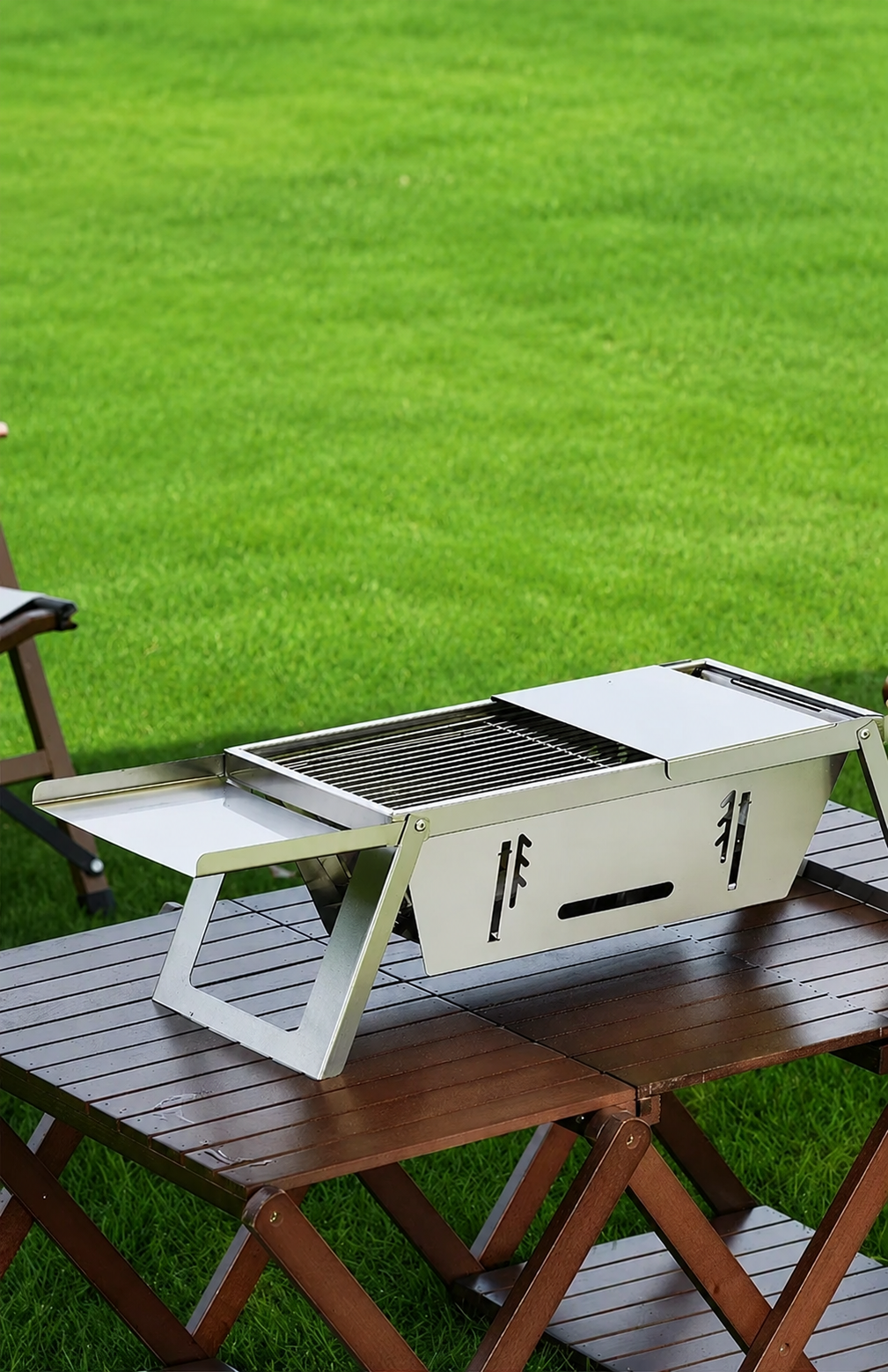 Mini BBQ Grill - Grootse Smaak, Klein Formaat