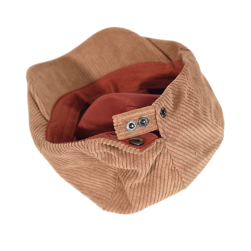 Stijlvolle Corduroy Flat Cap