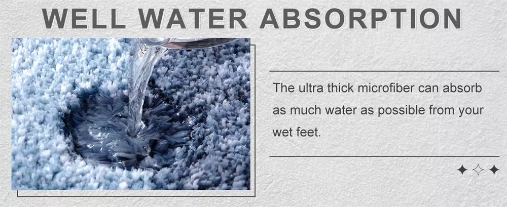 Absorberende Badmat voor Douche & Bad