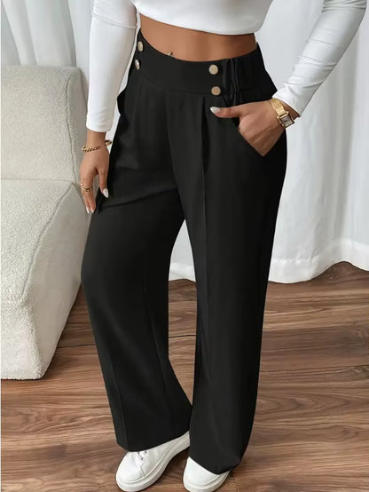 Dames High Waist Pantalon – Stijlvol & Comfortabel