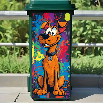 Funny Bin Sticker Scooby Doo