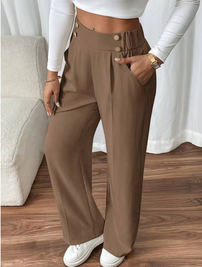 Dames High Waist Pantalon – Stijlvol & Comfortabel