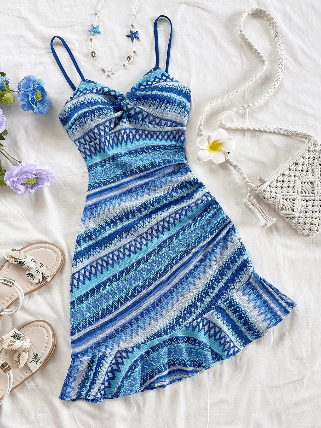 Elegante Casual Mini Jurk