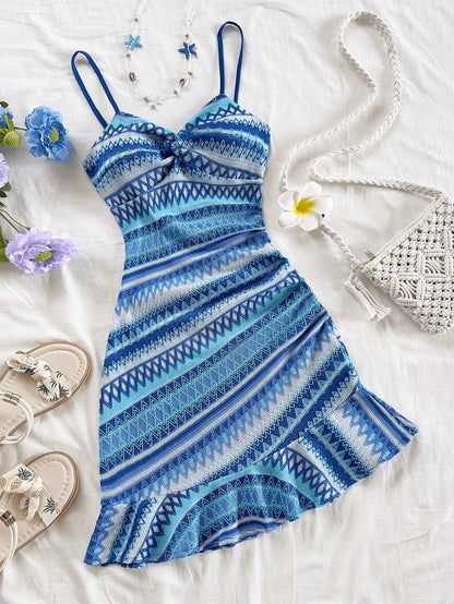 Elegante Casual Mini Jurk