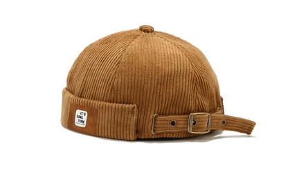 Corduroy Beanie Cap