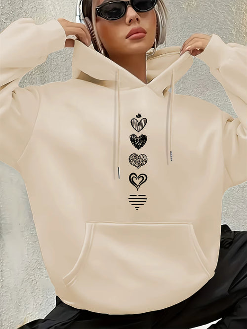 Dames Hoodie met print – Casual Style