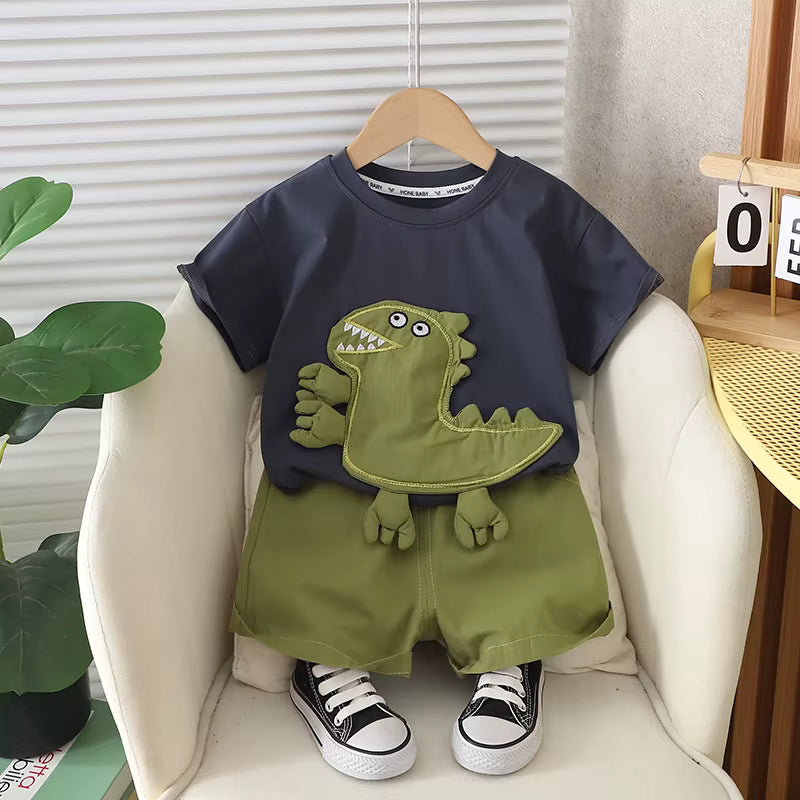 Dino Zomer Set – T-Shirt & Shorts
