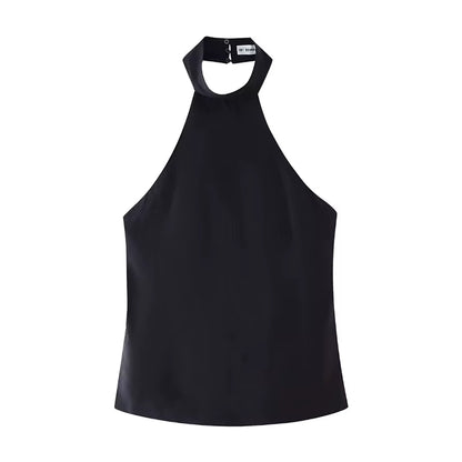 Chic Backless Halter Top