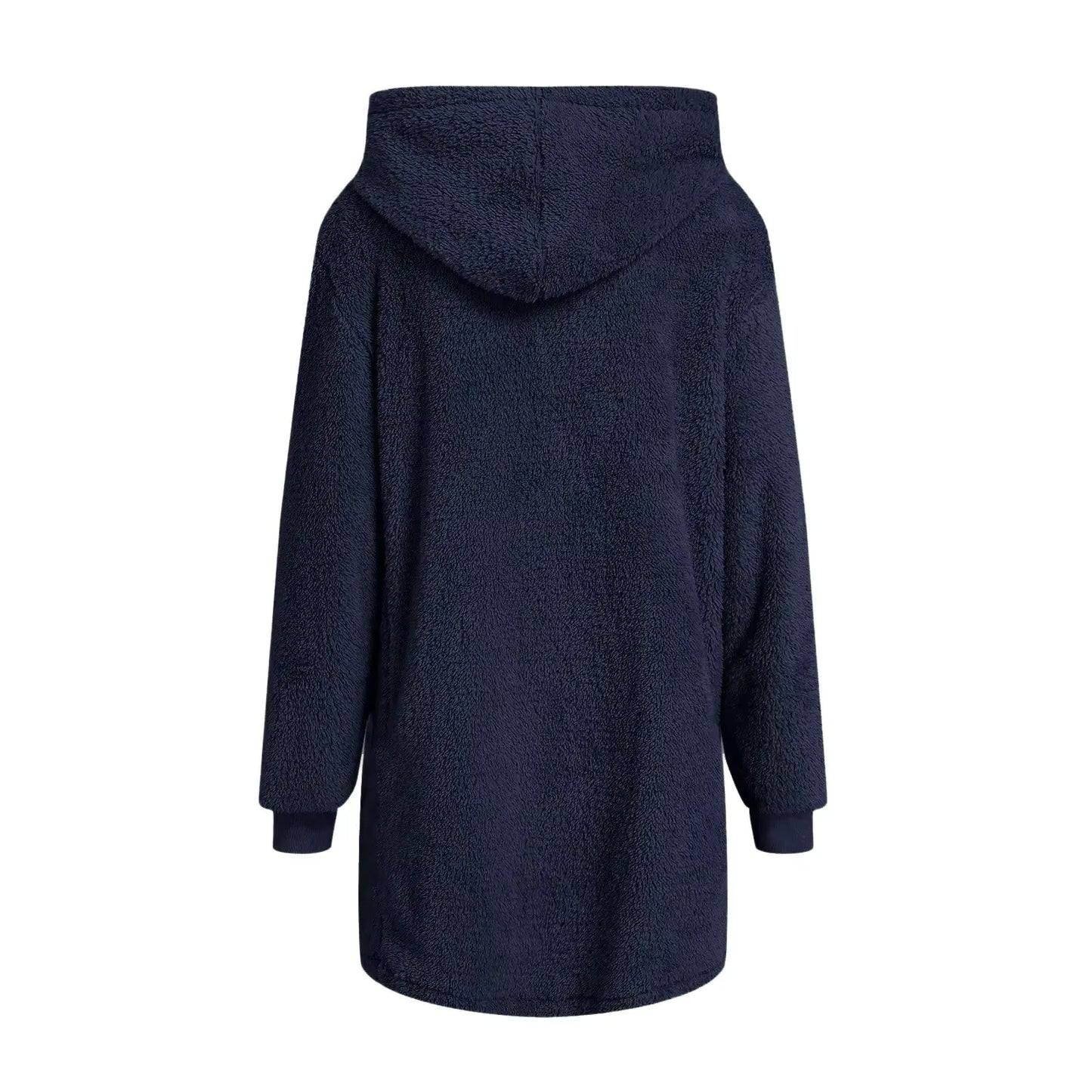 Warme Teddy Coat met Rits