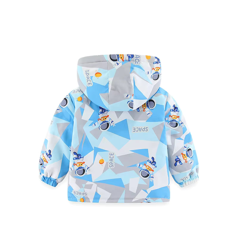 Kinderjas met Capuchon – Warm & Speels