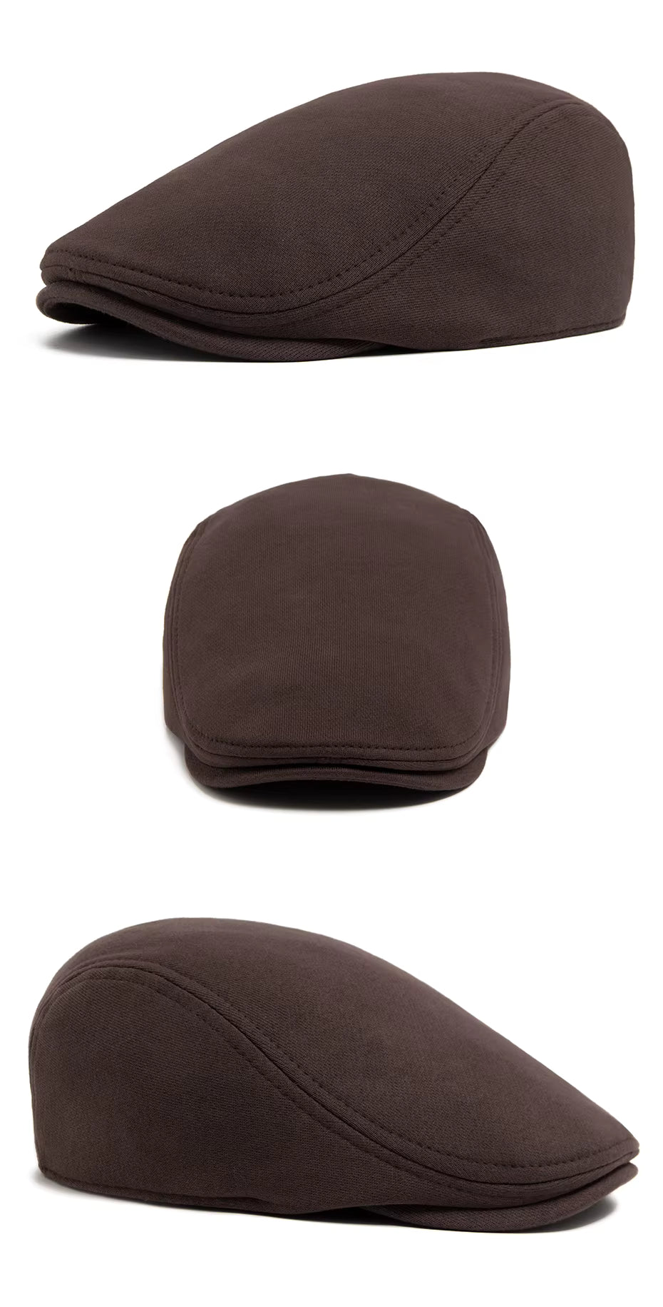 Tijdloze Flat Cap met Zachte Voering