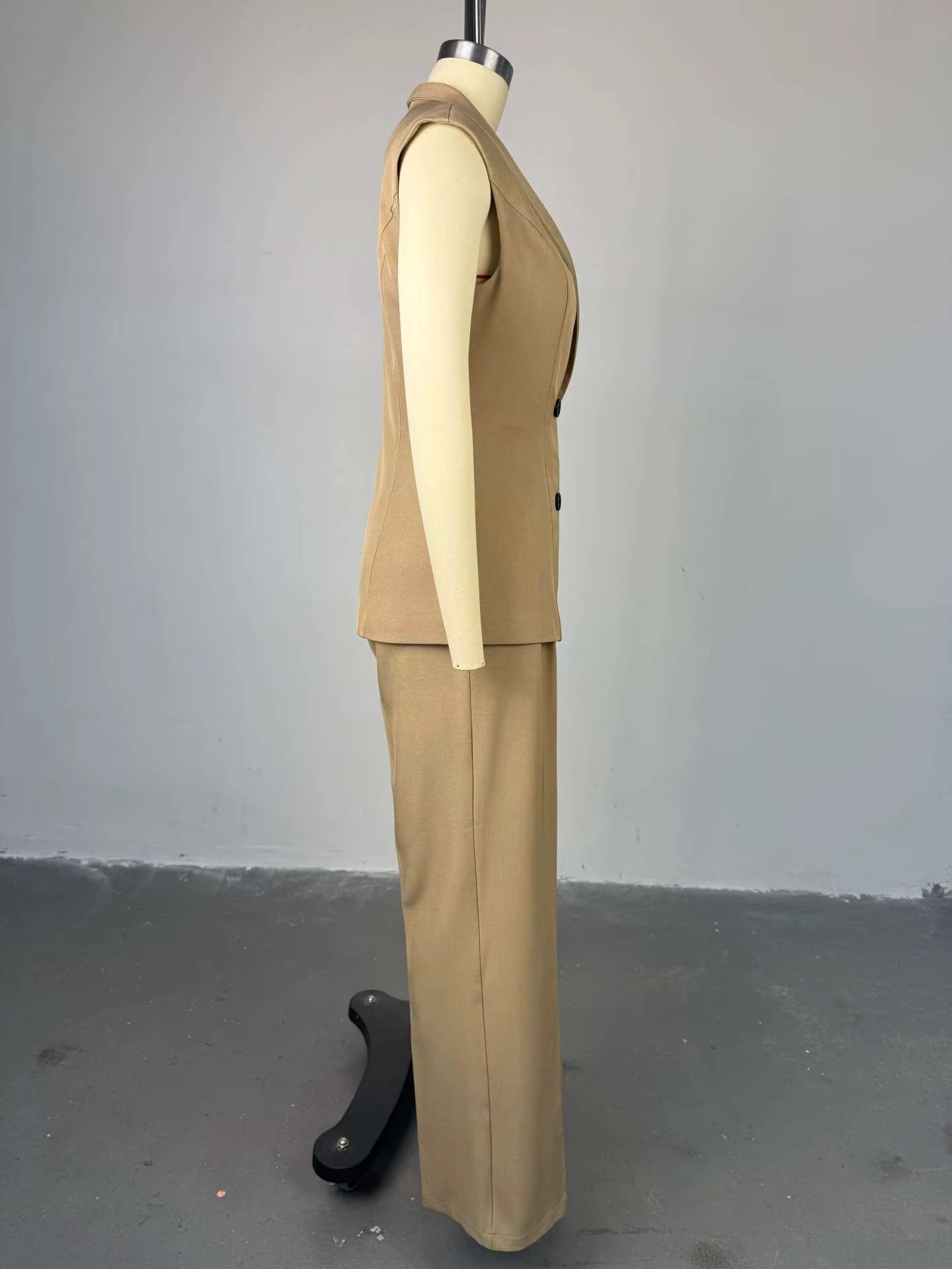 Elegante Mouwloze Blazer Set