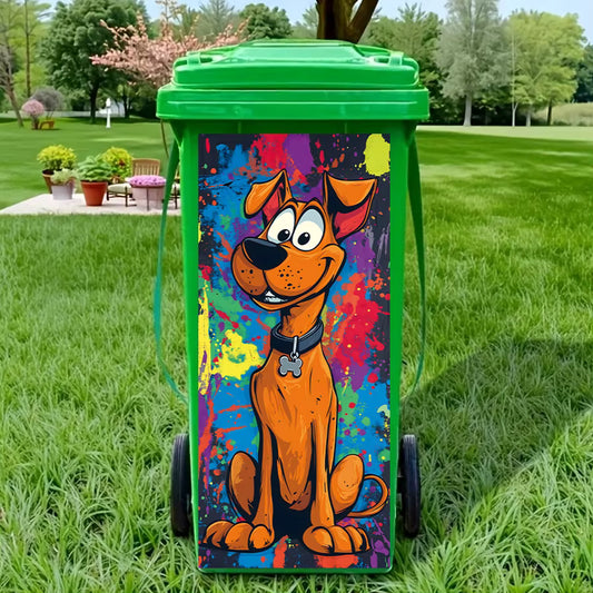 Funny Bin Sticker Scooby Doo