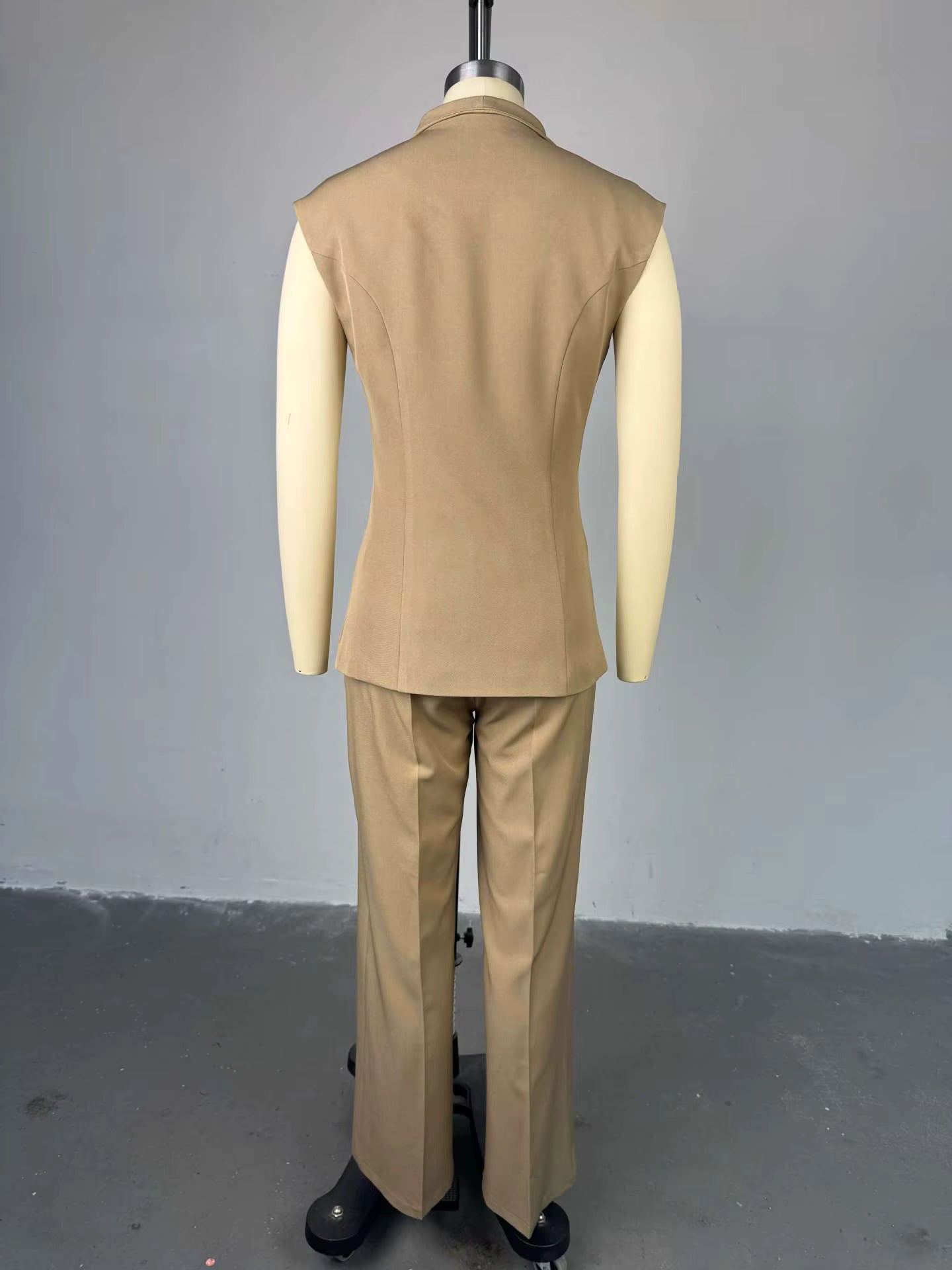 Elegante Mouwloze Blazer Set