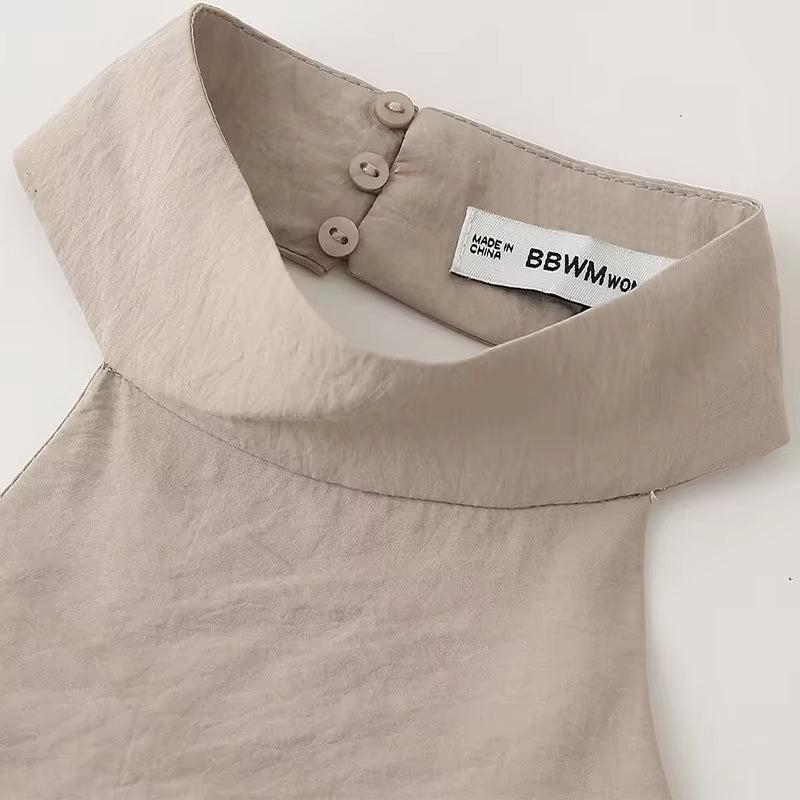 Chic Backless Halter Top