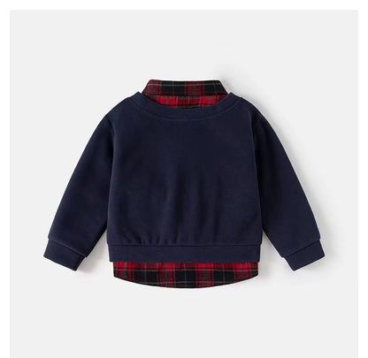 Jongens Sweater met Overhemdkraag