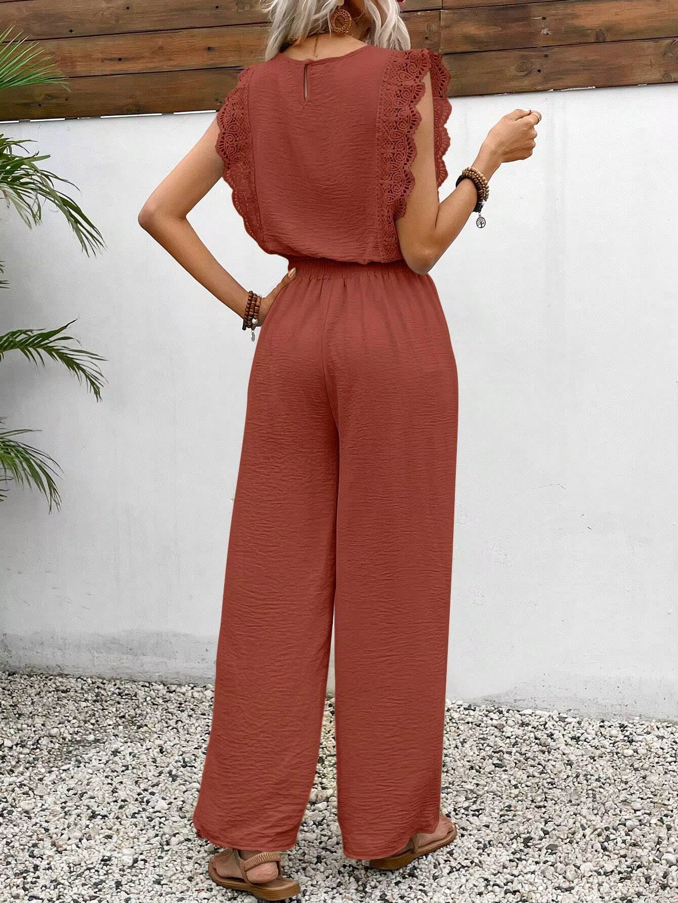 Classy Zomer Set – Top met Elastische Taille Broek