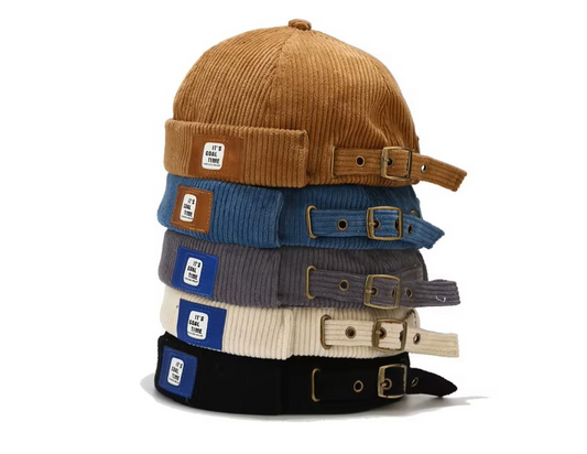 Corduroy Beanie Cap
