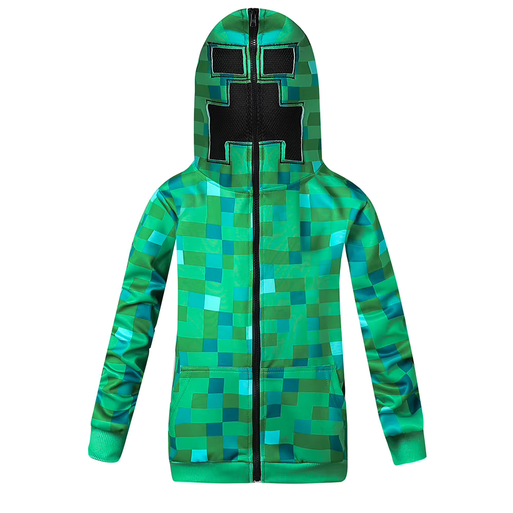 Minecraft Stijl Creeper Vest