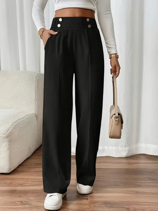 Dames High Waist Pantalon – Stijlvol & Comfortabel