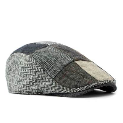 Patchwork Flat Cap – Tijdloos & Stijlvol