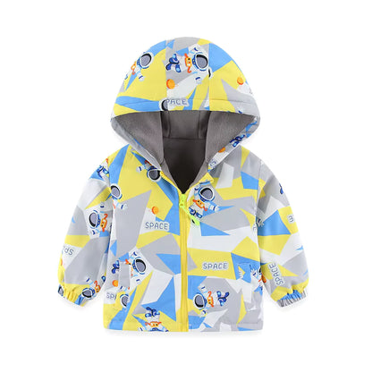 Kinderjas met Capuchon – Warm & Speels