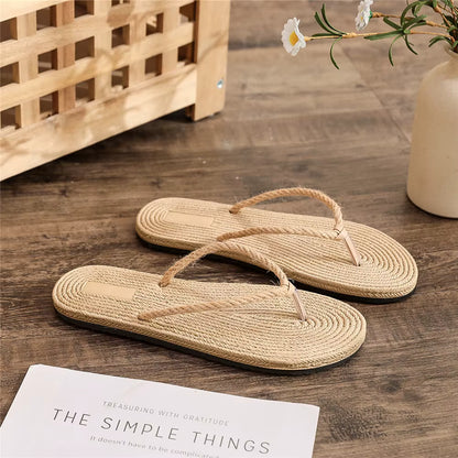 Stro Slippers Dames – Licht & Trendy
