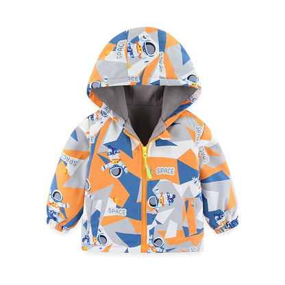 Kinderjas met Capuchon – Warm & Speels