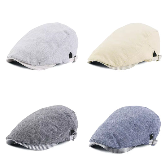 Verstelbare Flat Cap voor Lente & Zomer