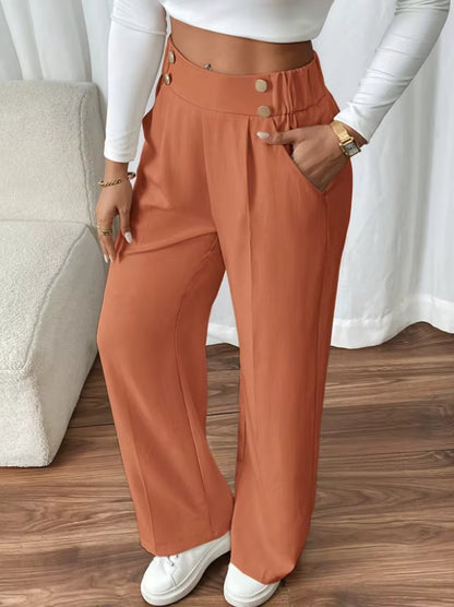 Dames High Waist Pantalon – Stijlvol & Comfortabel