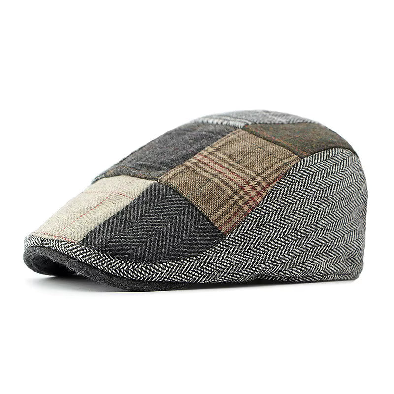 Patchwork Flat Cap – Tijdloos & Stijlvol