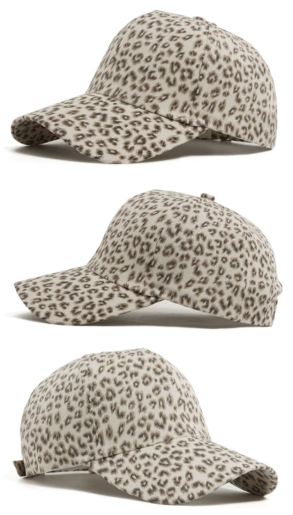 Leopard Snapback Cap
