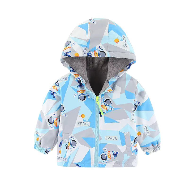 Kinderjas met Capuchon – Warm & Speels