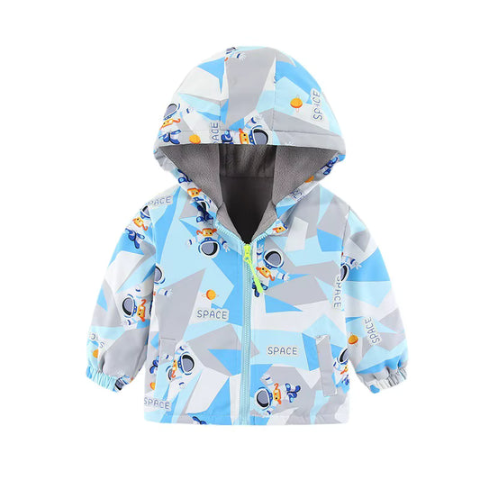 Kinderjas met Capuchon – Warm & Speels