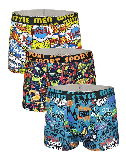 Urban Pop Boxers – Comfort & Style (3-Pack)