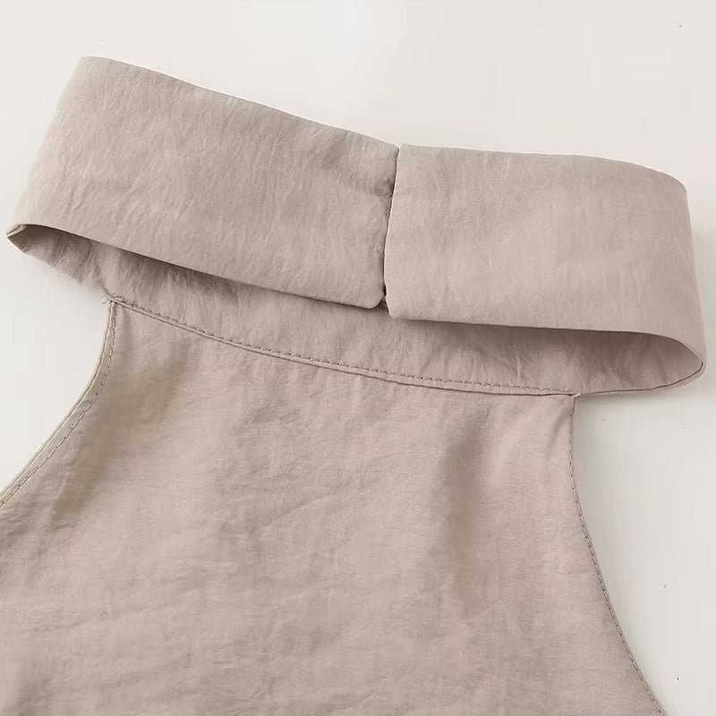 Chic Backless Halter Top