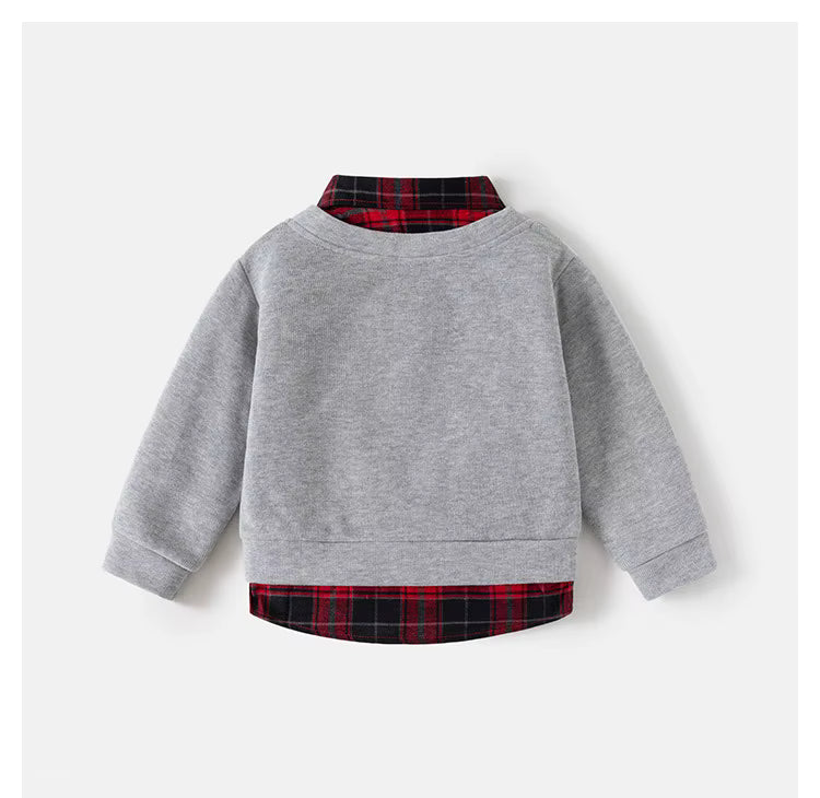 Jongens Sweater met Overhemdkraag