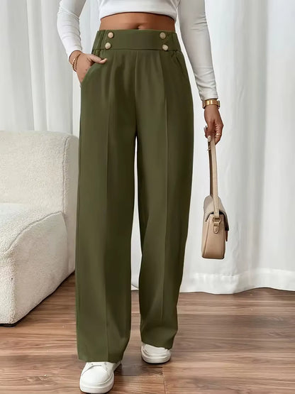 Dames High Waist Pantalon – Stijlvol & Comfortabel