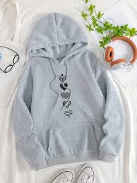 Dames Hoodie met print – Casual Style