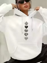 Dames Hoodie met print – Casual Style