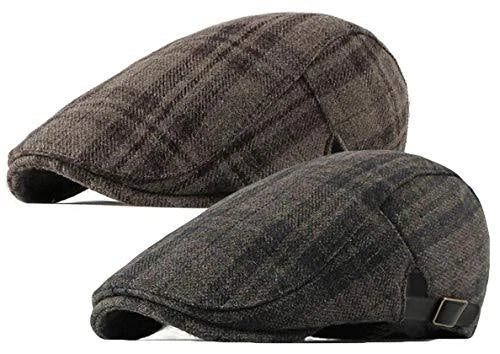 Unisex Flat Cap – Vintage & Verstelbaar